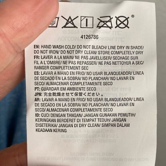 Volcom Mens Anti-UV 30+ UPF Crew Neck Short Sleeve Pullover T-Shirt Blue XL NWT - Picture 13 of 13